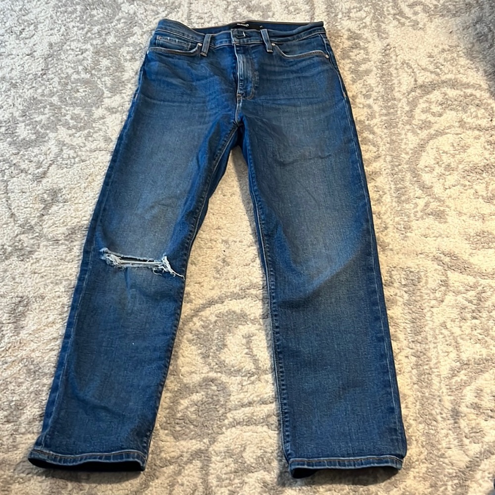 Hudson jeans straight crop woman’s size 27 with stretch